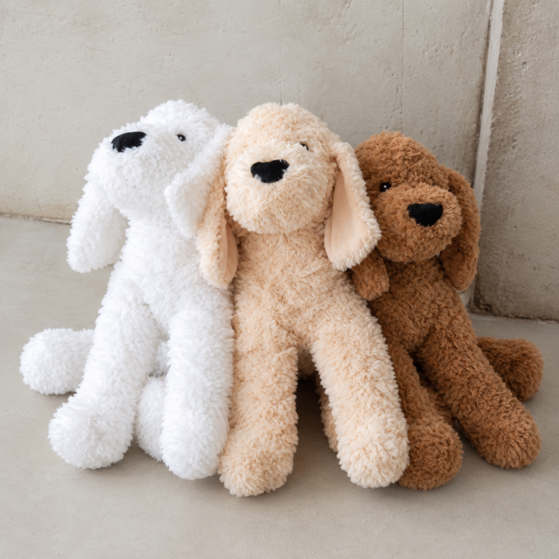 Melootka Maltese knuffel met naam – gepersonaliseerde pluchen Maltezer