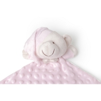 Doudou beer  tuttel/spenen doek  roze